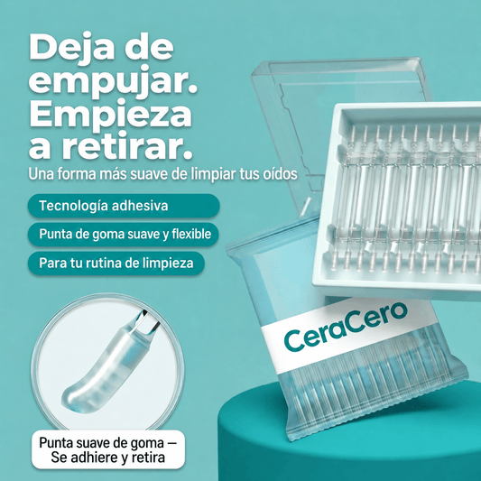 CeraCero – Limpiador Adhesivo para Oídos